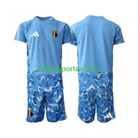 Camiseta Bélgica Portero Niño Primera Equipación Copa Mundo 2026